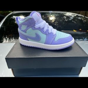 Brand New Jordans ..Purple Pulse/ Glacier Blue